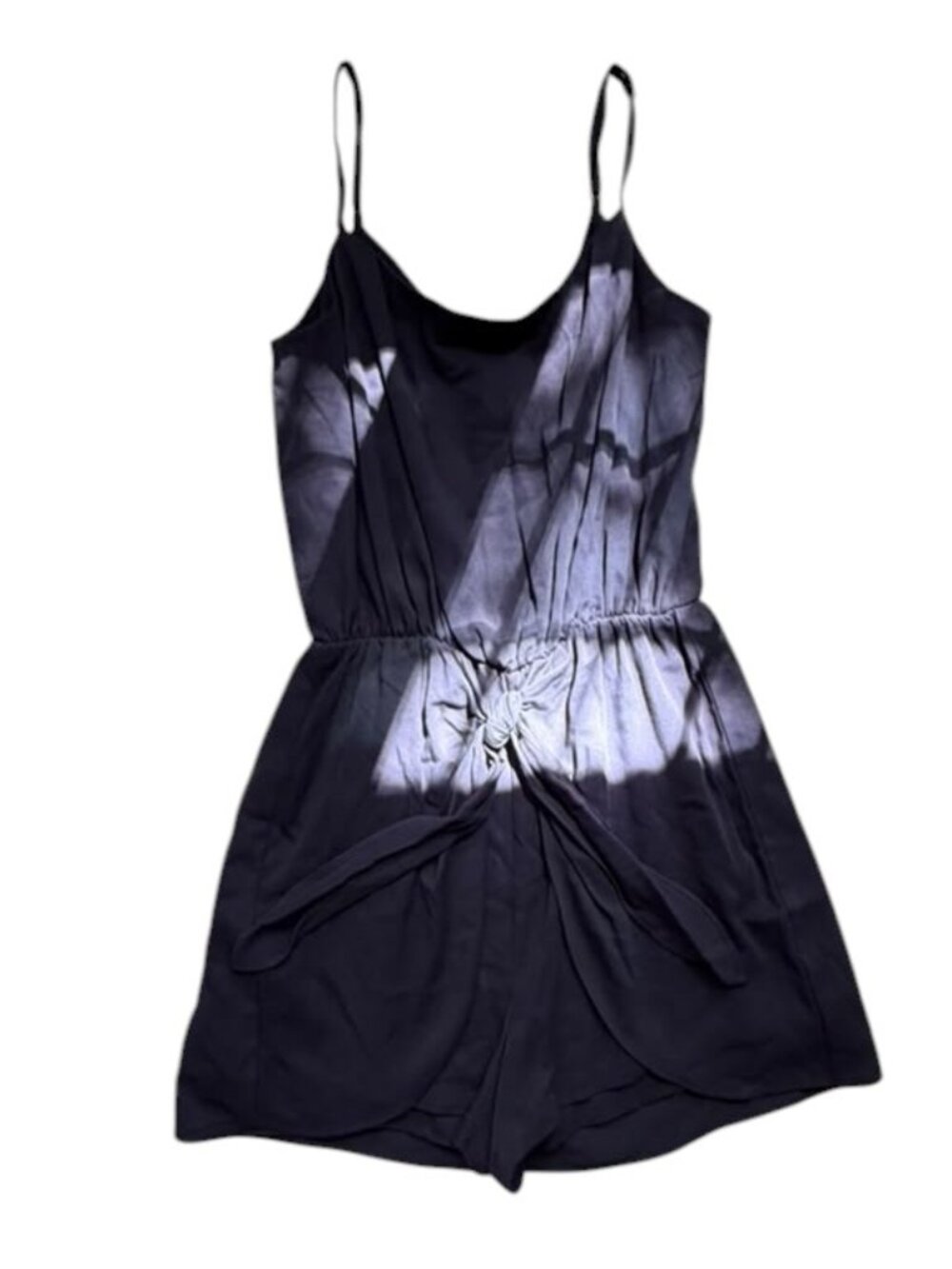 Gianni Bini Womens S Dark Navy Rayon Babydoll Cami Tank Spaghetti Strap NWT.